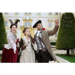 Focení v historických oděvech na zámku Valtice