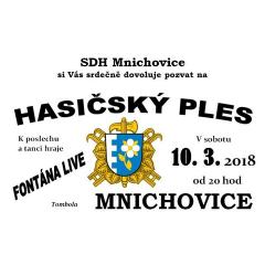 Hasičský ples SDH Mnichovice 2018