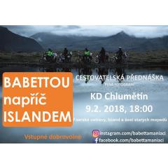 Babettou napříč Islandem - cestovatelská přednáška