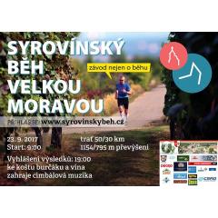 Syrovínský běh Velkou Moravou 2017