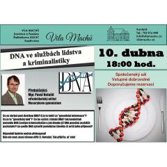 DNA ve službách lidstva a kriminalistiky