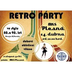 Retro párty Plesná 2018