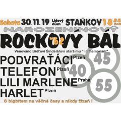 Rockový bál ve Staňkově 2019