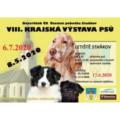 Krajská výstava psů Staňkov 6.7.2020