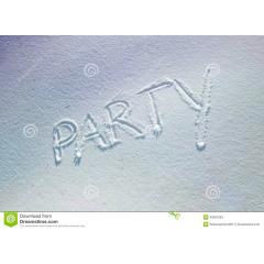 Snow party - back to school