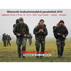 Memoriál ČS parašutistů 2016 (70 km pochod)