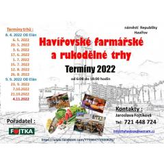Farmářské a rukodělné trhy 26.8.2022