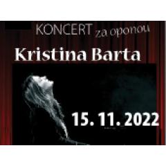 Kristina Barta - koncert za oponou