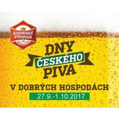 Dny českého piva 2017