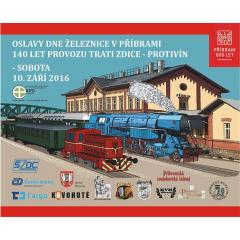 Den železnice v Příbrami a 140 let trati Zdice – Protivín