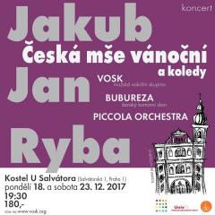 Vánoční koncert s Českou mší vánoční J. J. Ryby