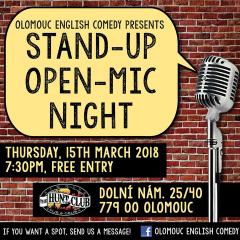 Olomouc Stand-up Open-mic 2018
