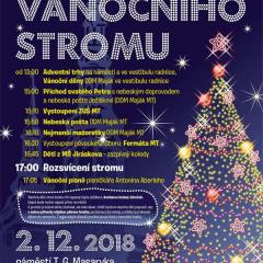 Rozsvícení vánočního stromu s adventním trhem 2018