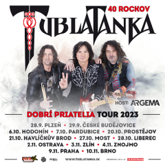 Tublatanka 40 rockov - Dobrí priatelia tour 2023