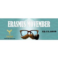 Erasmus Movember Mustache party